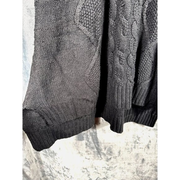 Kate & Mallory Womens Black Cold Shoulder Knit Sweater Size 1X - Picture 4 of 13